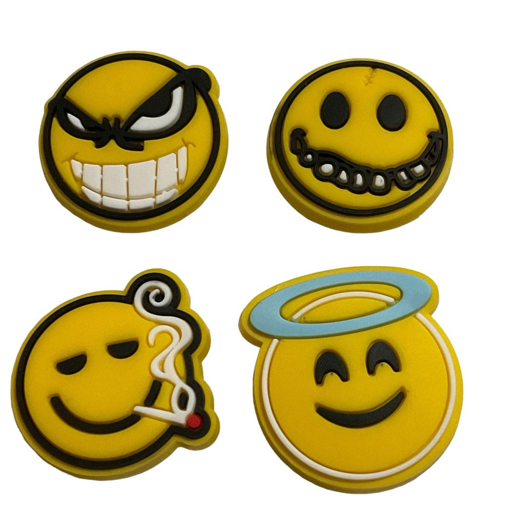 EMOJI Shoe Charms NWOT (4piece)